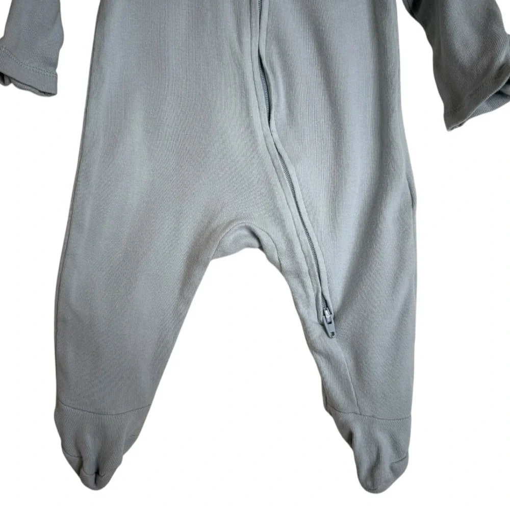 Old Navy Unisex Sleep & Play 2-Way-Zip Footed One-Piece for Baby Blue